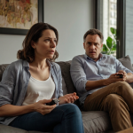 relación entre televisión y estrés en hombres