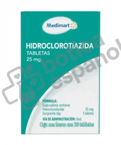 hidroclorotiazida 25 mg